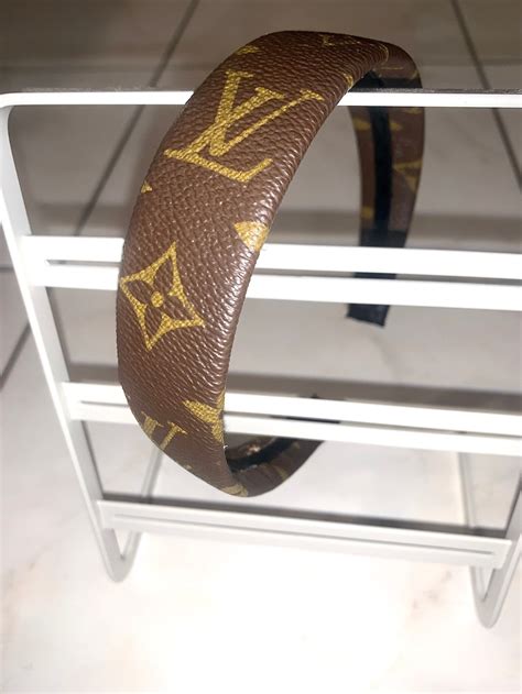 louis vuitton hair clip|Louis Vuitton headband etsy.